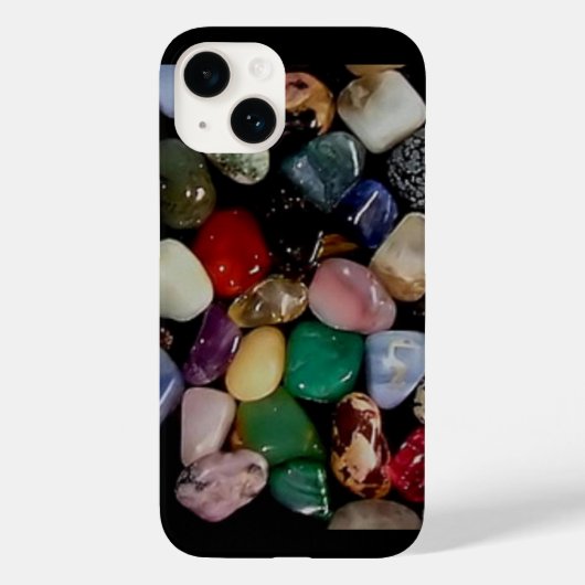 Kleurrijke Gem Stones Case-Mate iPhone Case (Achterkant)