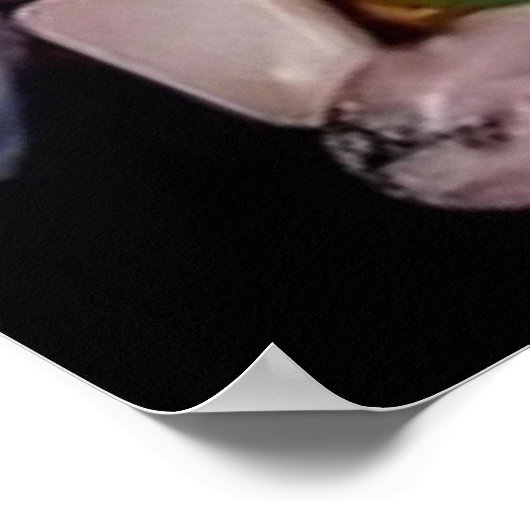 Kleurrijke Gem Stones Poster (Hoek)