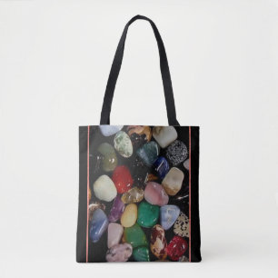 Kleurrijke Gem Stones Tote Bag