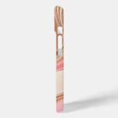 Kleurrijke gemarmerde papieren Art iPhone Case (Achterkant / Links)