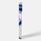 Kleurrijke gemarmerde papieren Art iPhone Case (Achterkant / Rechts)