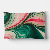 Kleurrijke gemarmerde papieren kunst accessoire ta etui (Achterkant)