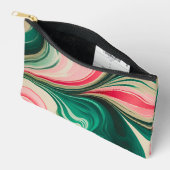 Kleurrijke gemarmerde papieren kunst accessoire ta etui (Open)