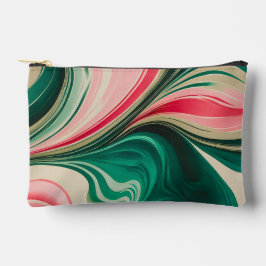 Kleurrijke gemarmerde papieren kunst accessoire ta etui