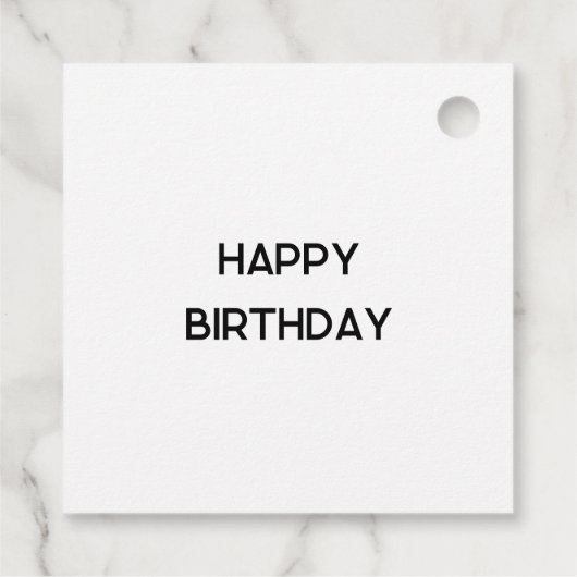 Kleurrijke gemarmerde papieren kunst cadeau Labels (Achterkant)