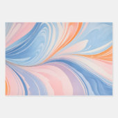 Kleurrijke gemarmerde papieren kunst inpakpapier v (Voorkant)