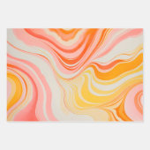 Kleurrijke gemarmerde papieren kunst inpakpapier v (Voorkant 2)