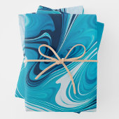 Kleurrijke gemarmerde papieren kunst inpakpapier v