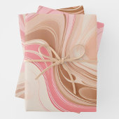 Kleurrijke gemarmerde papieren kunst inpakpapier v