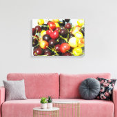 Kleurrijke Gemengde Kersen Voedsel Canvas Muurkuns (Insitu (Woonkamer))