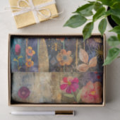 KLEURRIJKE GEMENGDE MEDIA FLORALE COLLAGE DECOUPAG TISSUEPAPIER (Geschenk)