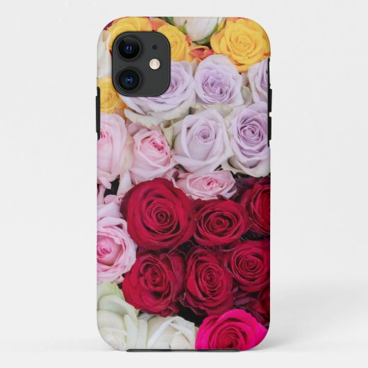 Kleurrijke Gemengde Rozen Case-Mate iPhone Case (Achterkant)