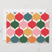 Kleurrijke  genade + kerstfoto aankondiging (Achterkant)