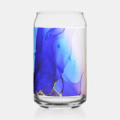 Kleurrijke genoemd bruidsmeisje bruiloft blikvorm glas (Achterkant)