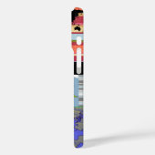 kleurrijke geografische gemengde wereldkaarten Case-Mate iPhone case (Achterkant / Links)