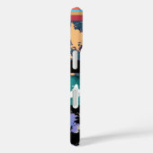 kleurrijke geografische gemengde wereldkaarten Case-Mate iPhone case (Achterkant / Rechts)