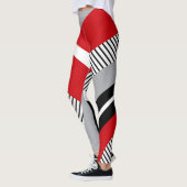 Kleurrijke geometrie leggings (Links)