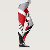 Kleurrijke geometrie leggings (Rechts)