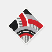 Kleurrijke geometrie servet (Hoek)