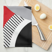 Kleurrijke geometrie theedoek (Quarter Fold)