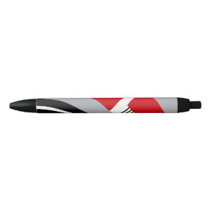 Kleurrijke geometrie zwarte inkt pen