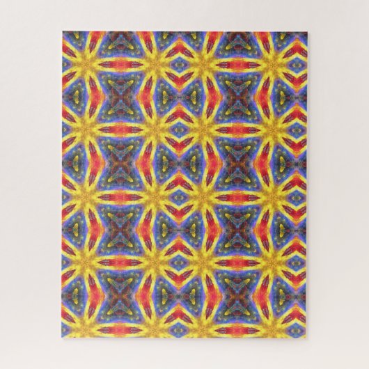 Kleurrijke geometrische 520-delige puzzel legpuzzel (Verticaal)