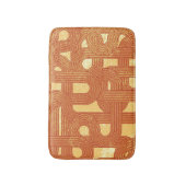 Kleurrijke Geometrische Abstract. Badmat (Voorkant Verticaal)