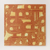 Kleurrijke Geometrische Abstract. Legpuzzel (Horizontaal)