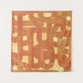 Kleurrijke Geometrische  Abstract. Wandkleed (Voorkant)