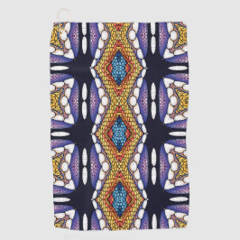 Kleurrijke geometrische Abstracte golfhanddoek