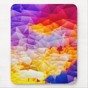 Kleurrijke Geometrische Abstracte Wandkunst Muismat