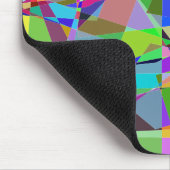 Kleurrijke geometrische achtergrond muismat (Hoek)
