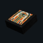 Kleurrijke geometrische art deco patroon 2 cadeaudoosje<br><div class="desc">Mooie kleurrijke geometrische art deco patroon met heldere kleuren.</div>