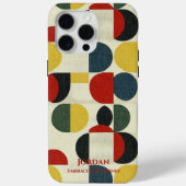 Kleurrijke geometrische cirkels - Mid-Century Mode Case-Mate iPhone Case (Achterkant)