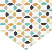 Kleurrijke geometrische cirkels uit het midden van korte tafelloper (Hoek)