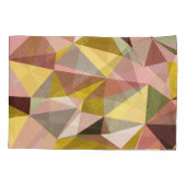 Kleurrijke geometrische driehoeken Abstracte textu Kussensloop (Achterkant)