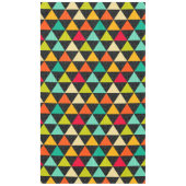 Kleurrijke geometrische driehoeken naadloos patroo tafelkleed (Voorkant)