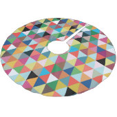 Kleurrijke Geometrische gevlekte kerstboomrok Kerstboom Rok (Gekanteld)