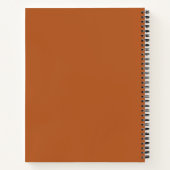 Kleurrijke geometrische hedendaagse abstracte spir notitieboek (Achterkant)