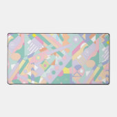 Kleurrijke geometrische kunst, Cool Fun Modern Bureaumat (Voorkant)