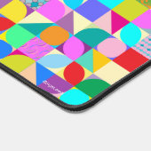 Kleurrijke geometrische kunst, leuke moderne trend bureaumat (Hoek)