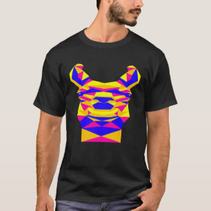 Kleurrijke Geometrische Lama Premium T-shirt