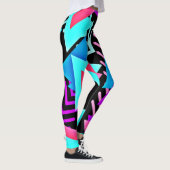 Kleurrijke geometrische Leggings (Rechts)