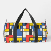 Kleurrijke geometrische Mondriaan Style Print Plunjezak (Achterkant)