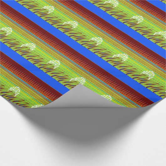 Kleurrijke Geometrische Motief Art Print Cadeaupapier (Hoek)