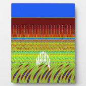 Kleurrijke Geometrische Motief Art Print Fotoplaat (Voorkant)