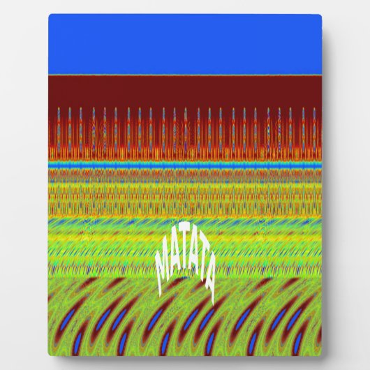 Kleurrijke Geometrische Motief Art Print Fotoplaat (Voorkant)