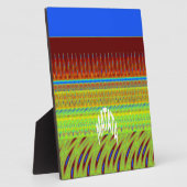 Kleurrijke Geometrische Motief Art Print Fotoplaat (Zijkant)