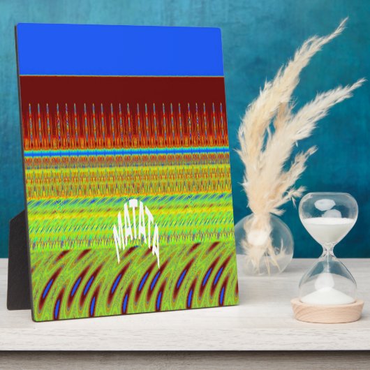 Kleurrijke Geometrische Motief Art Print Fotoplaat (Zijkant)