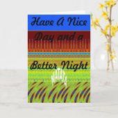 Kleurrijke Geometrische Motief Art Print Kaart (Gele Bloem)